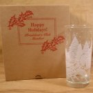 AVON 1995 PRES CLUB HOLIDAY GIFT EMBOSSED TUMBLERS *NIB