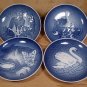 BING GRONDAHL MOTHER'S DAY PORCELAIN PLATES LOT OF 4