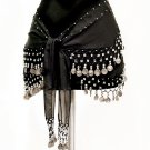Belly Dancing Coin Belt SET: Black