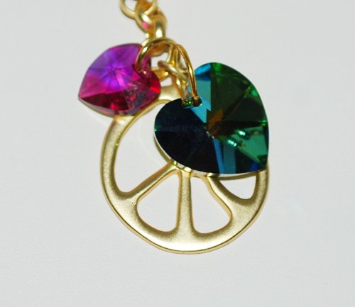 Love & Peace Swarovski Bracelet