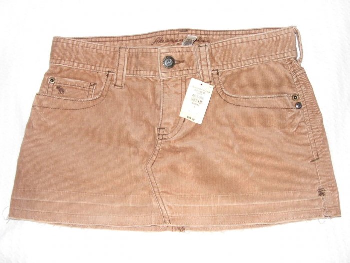 Abercrombie & Fitch low rise cord skirt size 0