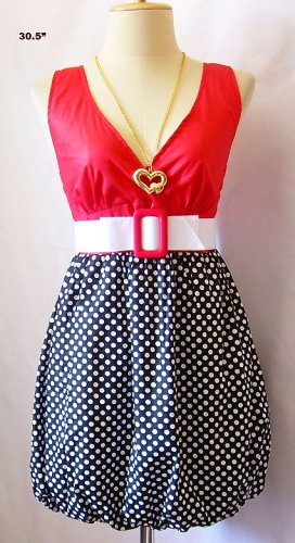 Vintage style adorale bubble mini dress small Jr