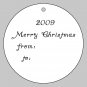 Victorian Style Santa Clause Porcelain Christmas Ornament - Blue Santa w/ Kids - NEW