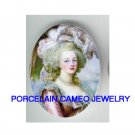 QUEEN MARIE ANTOINETTE UNSET CAMEO PORCELAIN CABOCHON