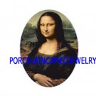 RARE MONA LISA SMILE UNSET CAMEO PORCELAIN CABOCHON
