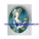 QUEEN MARIE ANTOINETTE ROSE UNSET CAMEO PORCELAIN CAMEO