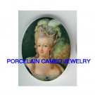 QUEEN MARIE ANTOINETTE * UNSET CAMEO PORCELAIN CABOCHON
