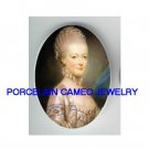 FRENCH QUEEN MARIE ANTOINETTE CAMEO PORCELAIN CABOCHON