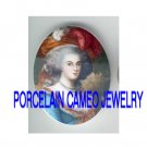 QUEEN MARIE ANTOINETTE UNSET CAMEO PORCELAIN CABOCHON