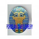EGYPT KING TUT TUTANKHAMUN UNSET PORCELAIN CAMEO CAB