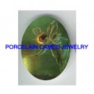ROCOCO DRAGONFLY FAIRY* UNSET CAMEO PORCELAIN CAB