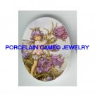CANTERBURY BELL FAIRY* UNSET CAMEO PORCELAIN CAB 30X40