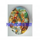 ALICE IN WONDERLAND UNSET PORCELAIN CAMEO CAB 30X40MM