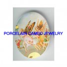 FAIRY CELEBRATE PARADE UNSET CAMEO PORCELAIN CAB 30X40