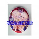 2 KEWPIE BABY SHARE POPCORN* UNSET CAMEO PORCELAIN CAB