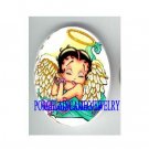BETTY BOOP ANGEL WITH HALE UNSET CAMEO PORCELAIN CAB