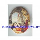*SLEEPING BEAUTY WITH PRINCE * UNSET CAMEO PORCELAIN CAB