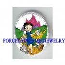 BETTY BOOP WIZARD OF OZ * UNSET CAMEO PORCELAIN CAB