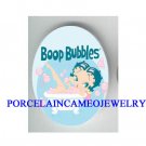 BETTY BOOP TAKING BUBBLE BATH* UNSET CAMEO PORCELAIN CAB