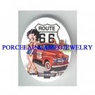 BETTY BOOP CHEVROLET ROUTE 66 * UNSET CAMEO PORCELAIN CAB