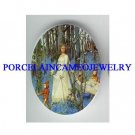 FAIRY PRINCESS WEDDING WITH LITTLE FAIRY * UNSET CAMEO PORCELAIN CAB