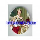 CROWN QUEEN VICTORIA UNSET CAMEO PORCELAIN CAB 30X40MM