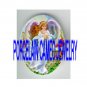 PINK ANGEL HOLDING ROSE* UNSET PORCELAIN CAMEO CAB