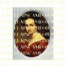 VICTORIAN FRENCH ROYAL LADY IN RED * UNSET PORCELAIN CAMEO CAB