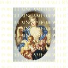 VICTORIAN ROYAL LADY WITH ANGEL CHERUB * UNSET PORCELAIN CAMEO CAB