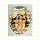 VICTORIAN FLAPPER DECO  LADY FLOWER HAT PORCELAIN CAMEO CAB