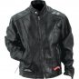 Diamond Plate™ Rock Design Genuine Buffalo Leather Motorcycle Jacket