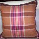 Custom Handmade Pillow Plaid Silk by Veronica Mandolini 79