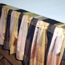 Silk Plaid Queen Bed Skirt\Dust Ruffle