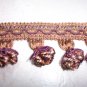 Bobble Fringe Bronze, Plum, Sage- 10.25-FS