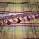 Silk Pillow with choice of Fringe 20 inch-88.61-FS