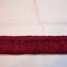 2" Brush Fringe- Chinese Red  12.95yard-FS