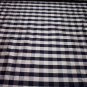 Silk Black & Off White Check Plaid 28.95per yd-FS