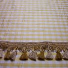 Tassel Fringe, 104-C583, Alternating Gold, Off White - 19.95-FS