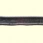 2" Brush Fringe, Black 3yard 10 inch piece TAKE ALL 29.95