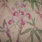 Bamboo & Orchids Fabric 1yd 7inch, TAKE ALL   26.95