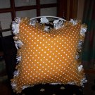Block Ribbon Loop Fringe on Your Pillow-Labor Charge $15.00
