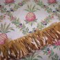Custom Pineapple Diamond Handmade Pillow with Fringe Choice 175.00