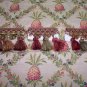 Custom Pineapple Diamond Handmade Pillow with Fringe Choice 175.00