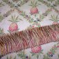 Custom Pineapple Diamond Handmade Pillow with Fringe Choice 175.00