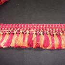 4" Tassel Fringe, Copper, Wine, BF104-18/17- 16.95-per yd