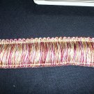 2" Brush Fringe, B2023-C9, Magenta, Yellow, Ivory- 12.95 yard