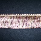 2" Brush Fringe, Purple, Pink, Green, B2023-C17, 12.95 yard