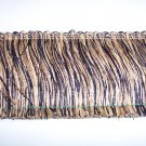 3" Brush Fringe, Black, Gold, 11692-N18- 16.99
