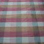 Silk Fabric, Plaid, CK123 Pink, Ivory, Tan- Take All $164.00-FS