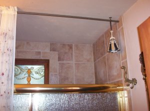 How To Install Bathroom Ceiling Rod Instructions